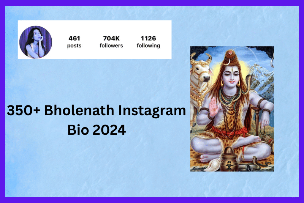 350+ Bholenath Instagram Bio 2024
