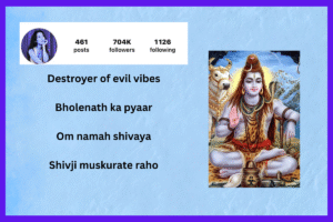 350+ Bholenath Instagram Bio 2024