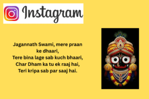 110+ Jay Jagannath Instagram Bio || Jay Jagannath Puri