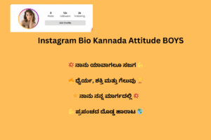 499+Instagram Bio in Kannada (ಕನ್ನಡ) | Kannada Bio for Instagram 2024