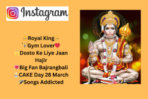 551+ Best Hanuman Ji Bio For Instagram 2025