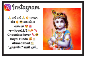 209+ Best Krishna Bio For Instagram || Dwarkadhish Bio 2024