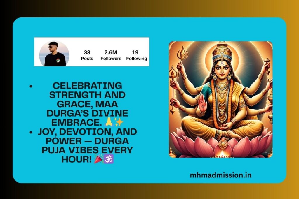 Durga Puja Bio For Instagram