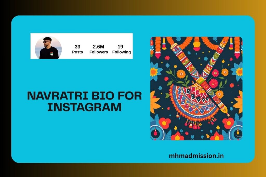 Navratri Bio for Instagram